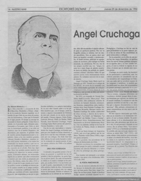 Ángel Cruchaga Santa María y la voz del mar