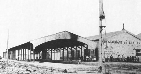 Estación de Llay-Llay, ubicada antes de la cuesta de El Tabón, inaugurada en 1863