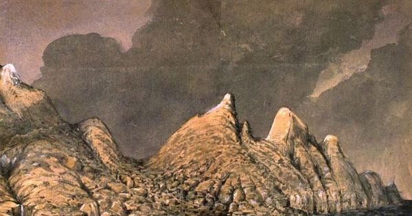 Isla Desolación, Estrecho de Magallanes. Anónimo, primera mitad s. XIX
