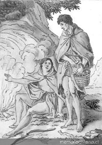Homme & femme de la Terre de Feu, 1805