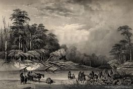 Entrée des forets de la riviere Sedger, 1838