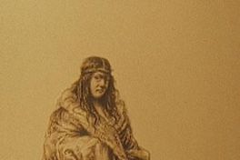 Una mujer patagona, hacia 1894