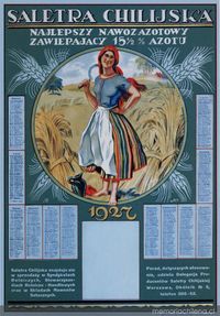 Afiche de Polonia, 1927