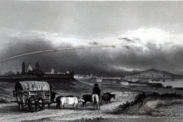 Vista de Montevideo tomada desde tierra, 1832