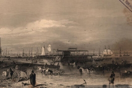 Montevideo, el muelle hacia 1832
