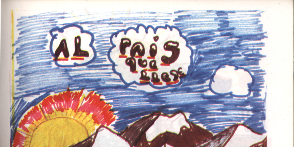 Dibujo de Paulo sobre Chile, 10 años, julio de 1989