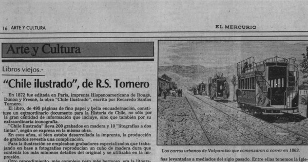 "Chile Ilustrado" de R. S. Tornero