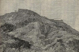 Guerra civil en Chile : subiendo un cañón Armstrong de 21 ton. al fuerte Valdivia, Valparaíso