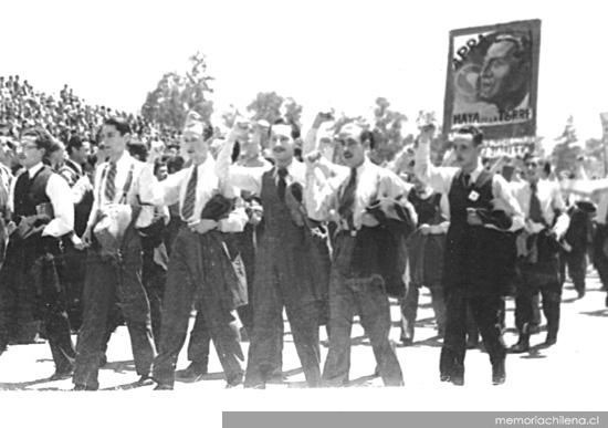 Desfile del Partido Socialista, 1937