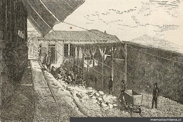 Cancha de acopio de la mina Dolores 1ª, Chañarcillo, 1872