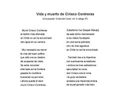 Vida y muerte de Ciriaco Contreras