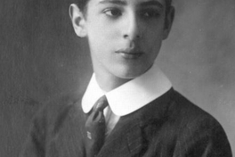 Jaime Eyzaguirre a los 14 años, 1922