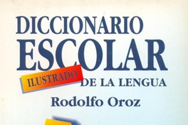 Diccionario escolar de la lengua castellana