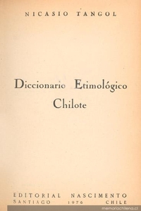 Diccionario etimológico chilote
