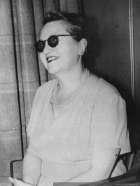 Marta Brunet hacia 1947