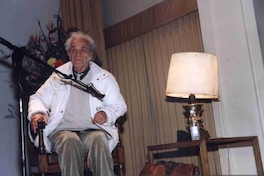 Nicanor Parra en la Biblioteca Nacional, 1998