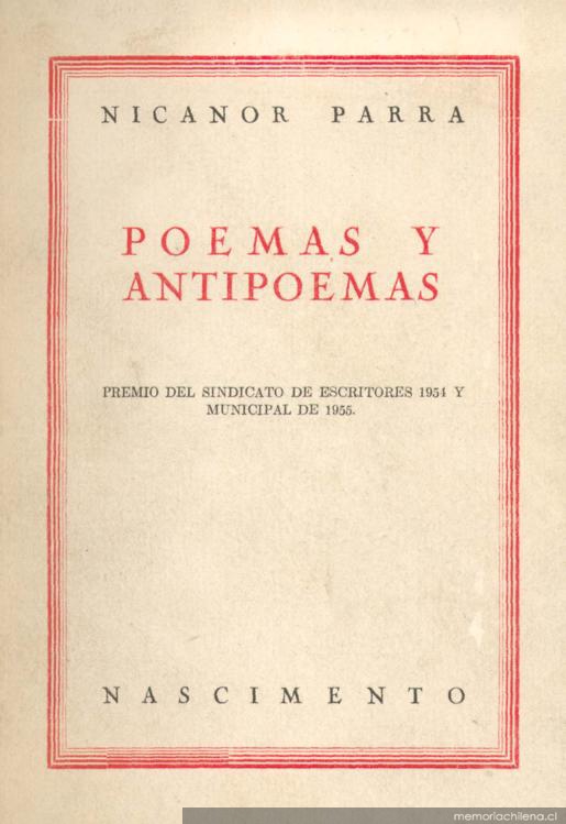 Poemas y antipoemas, 1956