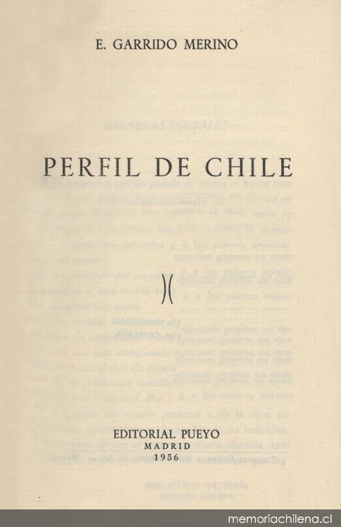 Perfil de Chile