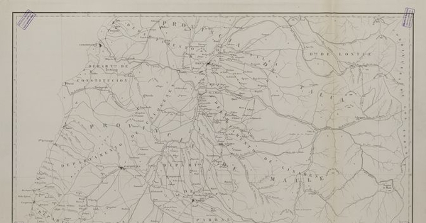 Provincia del Maule, hacia 1800