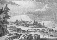 Establecimiento chileno de Punta Arenas, hacia 1835