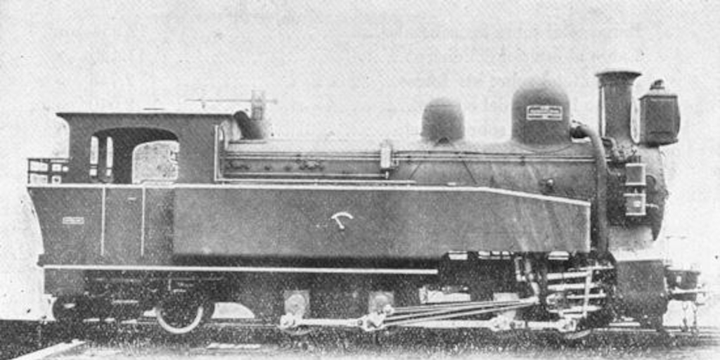 Ferrocarril de Arica a La Paz : la locomotora Esslingen, hacia 1913