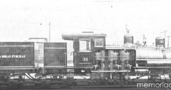Ferrocarril de Arica a La Paz : la locomotora Shay, hacia 1913
