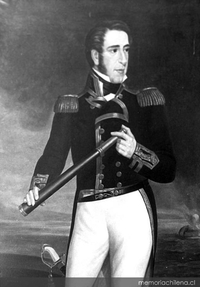Óleo de Lord Thomas Cochrane, 1815