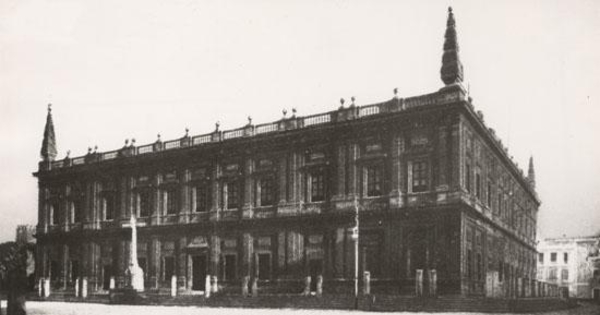 Exterior Archivo de Indias, Sevilla, hacia 1928