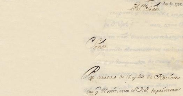 [Carta] 1735 Dic. 17, Portobelo [a] Joseph Patiño[manuscrito]