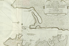 Plano de la entrada en el golfo de Chiloé y puerto de Chacao ...