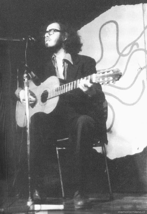 Eduardo Peralta, jornadas preparatorias del III Festival del Cantar Universitario, 1979