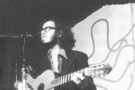 Eduardo Peralta, jornadas preparatorias del III Festival del Cantar Universitario, 1979