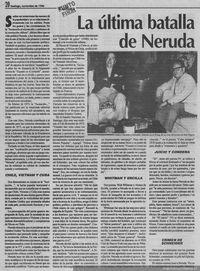 La ultima batalla de Neruda