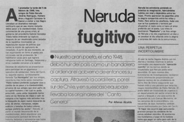 Neruda fugitivo