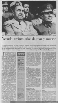Neruda : treinta años de mar y muerte