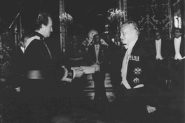 Enrique Campos Menéndez con el rey Juan Carlos de España, 1986