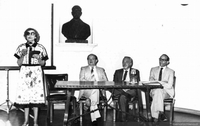 Enrique Campos Menéndez, Pepita Turina, Roque Esteban Scarpa y Ernesto Livacic, 1984
