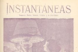 Instantáneas : semanario festivo, literario, artístico y de actualidades : n° 7 : 13 de mayo de 1900