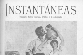 Instantáneas : semanario festivo, literario, artístico y de actualidades : n° 13 : 24 de junio de 1900