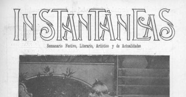 Instantáneas : semanario festivo, literario, artístico y de actualidades : n° 14 : 1 de julio de 1900