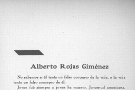 Alberto Rojas Giménez