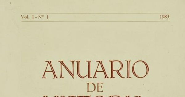 Anuario de historia de la Iglesia en Chile : n° 1