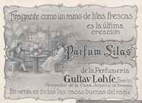 Parfum Lilas de la perfumería Gustav Lohse