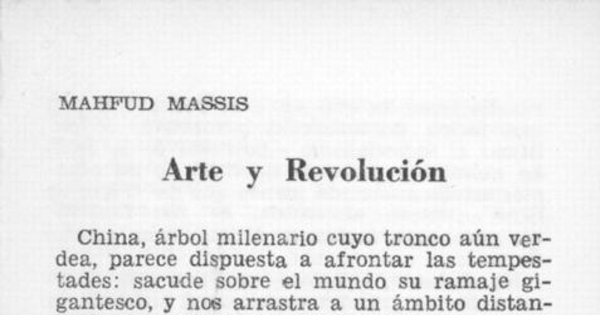 Arte y revolución