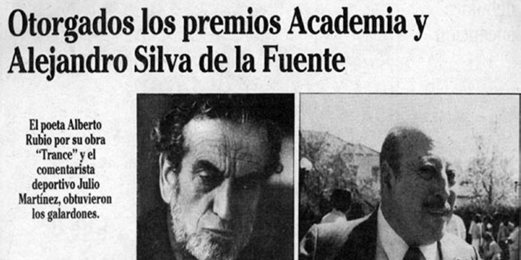 Otorgados los premios Academia y Alejandro Silva de la Fuente