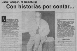 Juan Radrigán, el dramaturgo con historias por contar