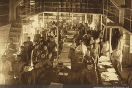 Archivo prontuario en día de trabajo, 1923
