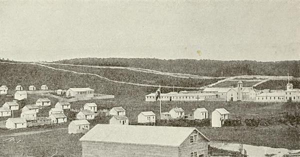 Misión Salesiana de San Rafael, Isla Dawson, hacia 1900