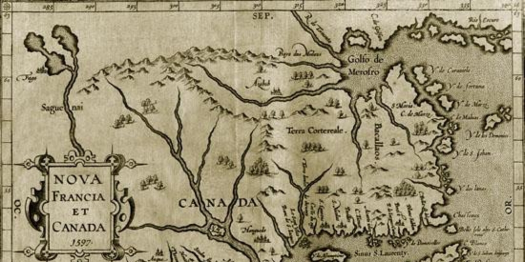 Nova Francia et Canada, 1597
