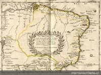 Le Brasil, dont la coste est possedé par les portugais, et diviseé en quatorze Capitaineries, 1657
